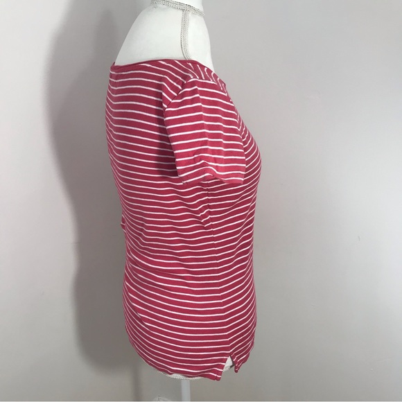 Ralph Lauren Pink Stripe Tee - Picture 6 of 9